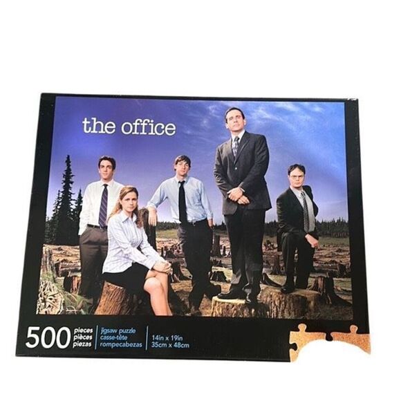 AQUARIUS Multicolor The Office Officially Licensed 500Pcs Jigsaw Puzzle 14"x 19" - Picture 1 of 6